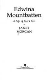 book cover of Edwina Mountbatten: A Life of Her Own by Janet Morgan