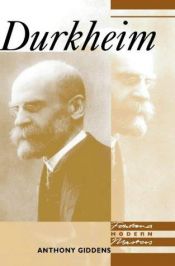 book cover of Durkheim by Ентоні Ґіденс