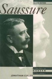 book cover of Ferdinand de Saussure by Jonathan Culler
