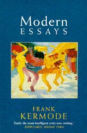 book cover of Modern Essays by Frank Kermode