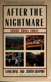 book cover of After the nightmare by Liang Heng