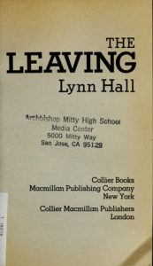 book cover of The Leaving by Lynn Hall