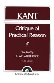 book cover of Critique of Practical Reason by Immanuel Kant