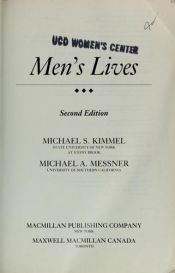 book cover of Men's Lives by Michael Kimmel