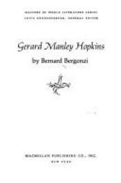 book cover of Gerard Manley Hopkins by Bernard Bergonzi