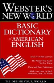 book cover of Webster's New World basic dictionary of American English by Websters