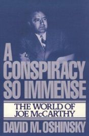 book cover of A Conspiracy So Immense by David Oshinsky