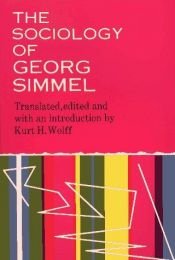 book cover of The Sociology of Georg Simmel by Georg Simmel