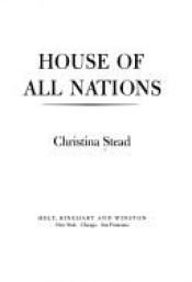 book cover of House of all nations by Christina Stead