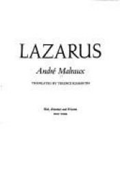 book cover of Lazare by Andre Malraux