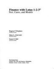 book cover of Finance with Lotus 1-2-3 : text and models by Eugene F. Brigham