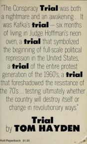 book cover of Trial by Tom Hayden