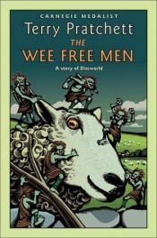 book cover of The Wee Free Men by Terry Pratchett