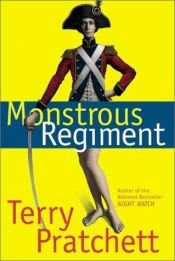 book cover of Monstrous Regiment by Terry Pratchett