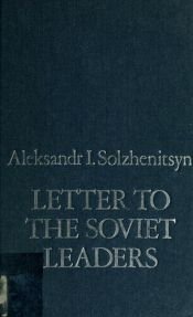 book cover of Letter to Soviet Leaders by Aleksandr Soljenitsin