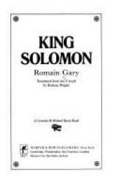 book cover of L'Angoisse de Roi Salomon by Romain Gary