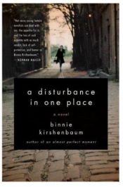 book cover of A disturbance in one place by Binnie Kirshenbaum