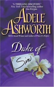 book cover of Duke of sin by Adele Ashworth