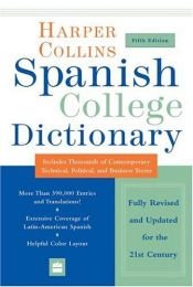 book cover of Diccionario español by HarperCollins