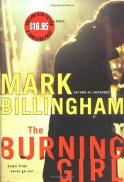 book cover of Den brinnande flickan by Mark Billingham