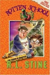book cover of Dudes, the school is haunted! by R. L. Stine