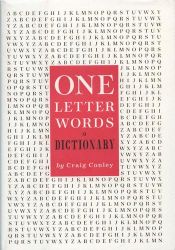 book cover of One-Letter Words: A Dictionary by Craig Conley