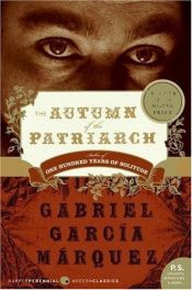 book cover of The Autumn of the Patriarch by Gabriel Garcia Marquez