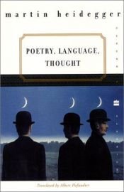 book cover of Poetry, language, thought by Мартин Хайдегер