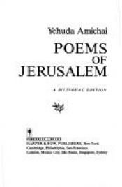 book cover of Poems of Jerusalem by Yehuda Amichai