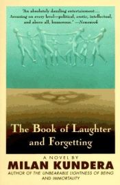 book cover of El libro de la risa y el olvido by Milan Kundera