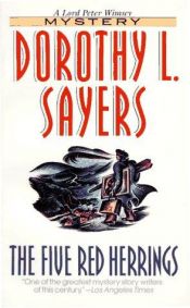 book cover of The Five Red Herrings by Dorothy L. Sayers