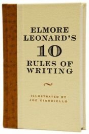 book cover of Elmore Leonard's 10 rules of writing by Элмор Леонард