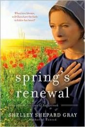 book cover of Spring's Renewal: Seasons of Sugarcreek, Book Two by Shelley Shepard Gray