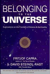 book cover of Belonging to the Universe by Fritjof Capra