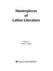 book cover of Masterpieces of Latino Literature (Masterpieces) by Frank N. Magill