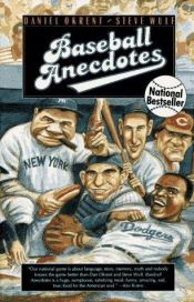 book cover of Baseball Anecdotes RI by Daniel Okrent