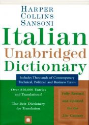 book cover of HarperCollins Sansoni Italian Dictionary (Harpercollins Unabridged Dictionaries) by Henry H. Collins, Jr.