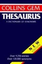 book cover of Collins Gem Thesaurus (Collins Gems) by HarperCollins
