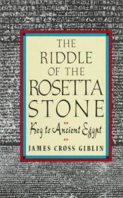 book cover of Riddle of the Rosetta Stone by James Cross Giblin