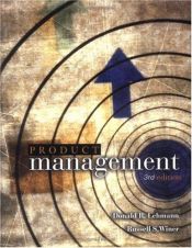 book cover of Product Management. Donald R. Lehmann, Russell S. Winer by Donald R. Lehmann