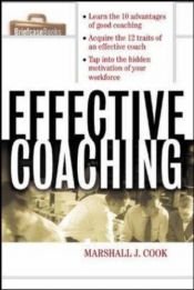 book cover of Effective coaching by Marshall Cook