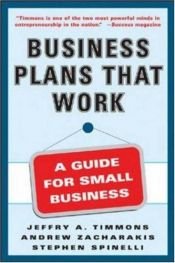 book cover of Business Plans that Work by Jeffry A. Timmons