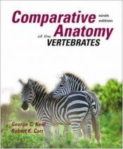 book cover of Comparative Anatomy of the Vertebrates, 8th ed by George Kent