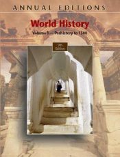 book cover of Annual Editions: World History, Volume 1: Prehistory to 1500, 9 by Joseph R. Mitchell