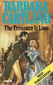 book cover of The treasure is love by Barbara Cartland