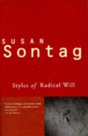 book cover of Stili di volonta radicale by Susan Sontag