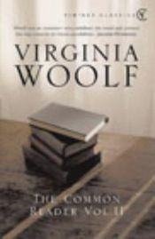 book cover of The second Common reader by Virginia Woolf