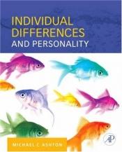 book cover of Individual Differences and Personality by Michael C. Ashton