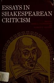 book cover of Essays in Shakespearean criticism by James L. Calderwood