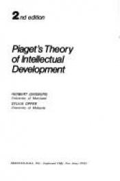 book cover of Piaget's theory of intellectual development by Herbert Ginsburg